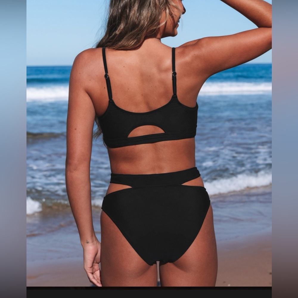 NWT Elegant Black Women's Swimwear Set